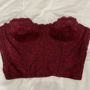 UO OUT FROM UNDER night out bustier top